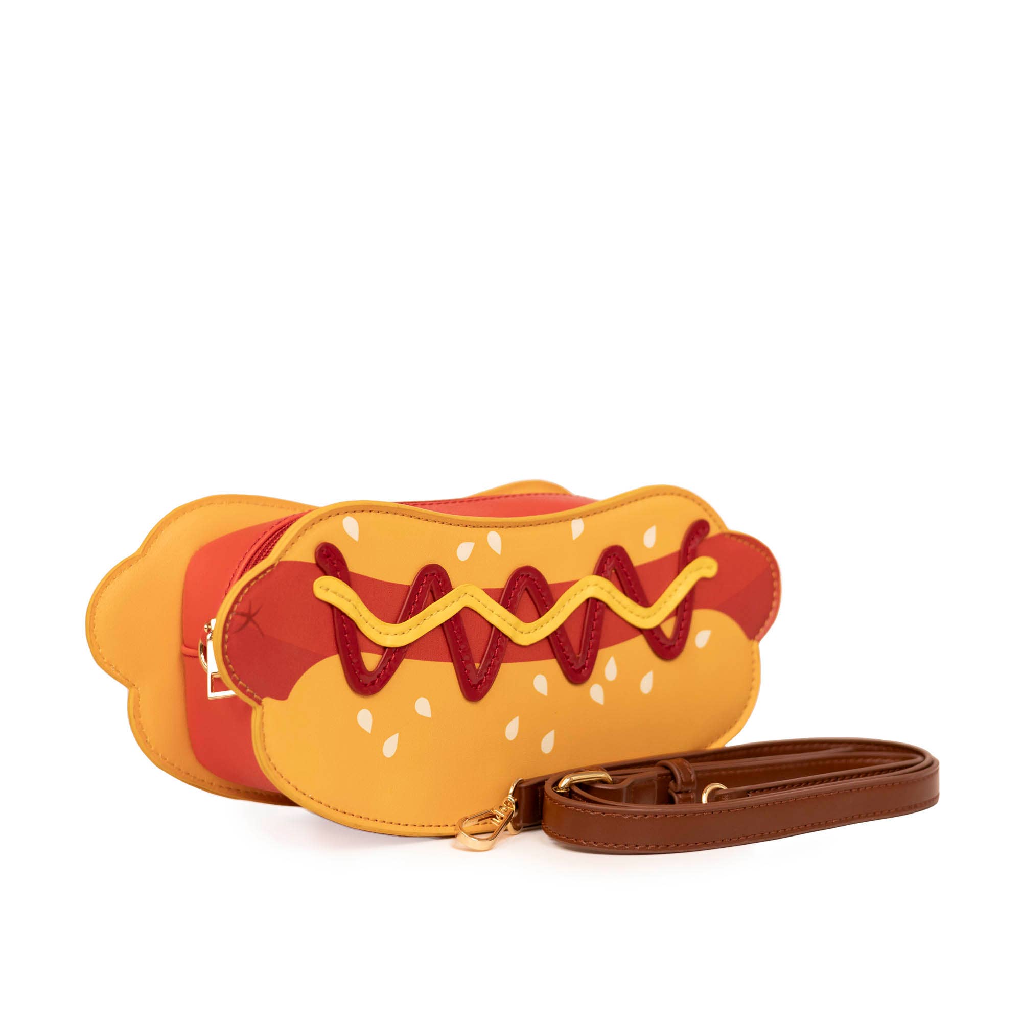 Hot Dog Crossbody Handbag