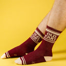 Old Fart Gym Crew Socks-5