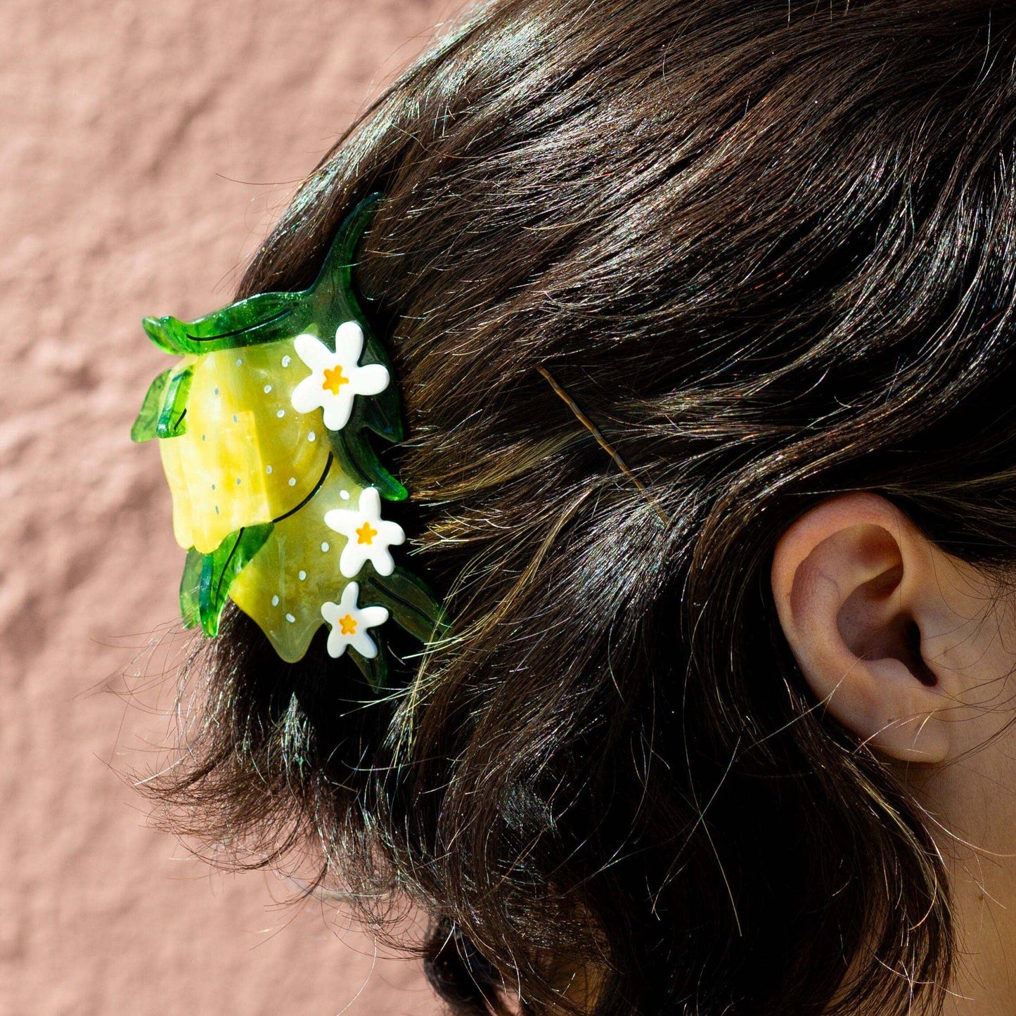 Lemon and Flowers Jenny Lemons Hair Claw