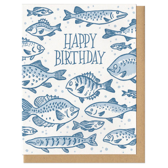 Birthday Fish Greeting Card