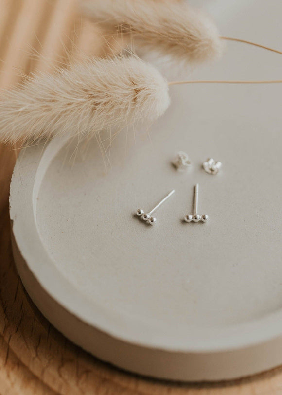 Hello Adorn: Triple Dot Studs Earrings