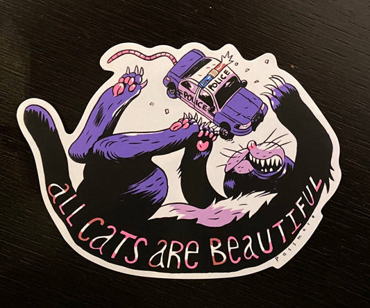 All Cats Are Beautiful (ACAB) Sticker