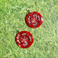 Tomato Slice Earrings