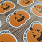 Cut My Life Pumpkin Sticker