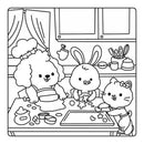Little Cuties: Cozy Coloring Book-6