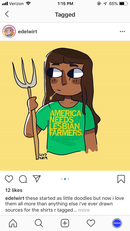 America Needs Lesbian Farmers Tee-7