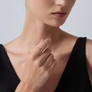 Dainty Cat Heart Stacking Bypass Ring-4