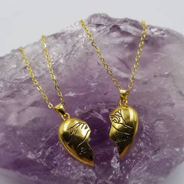 For Ever Magnetic Heart Necklace - 0