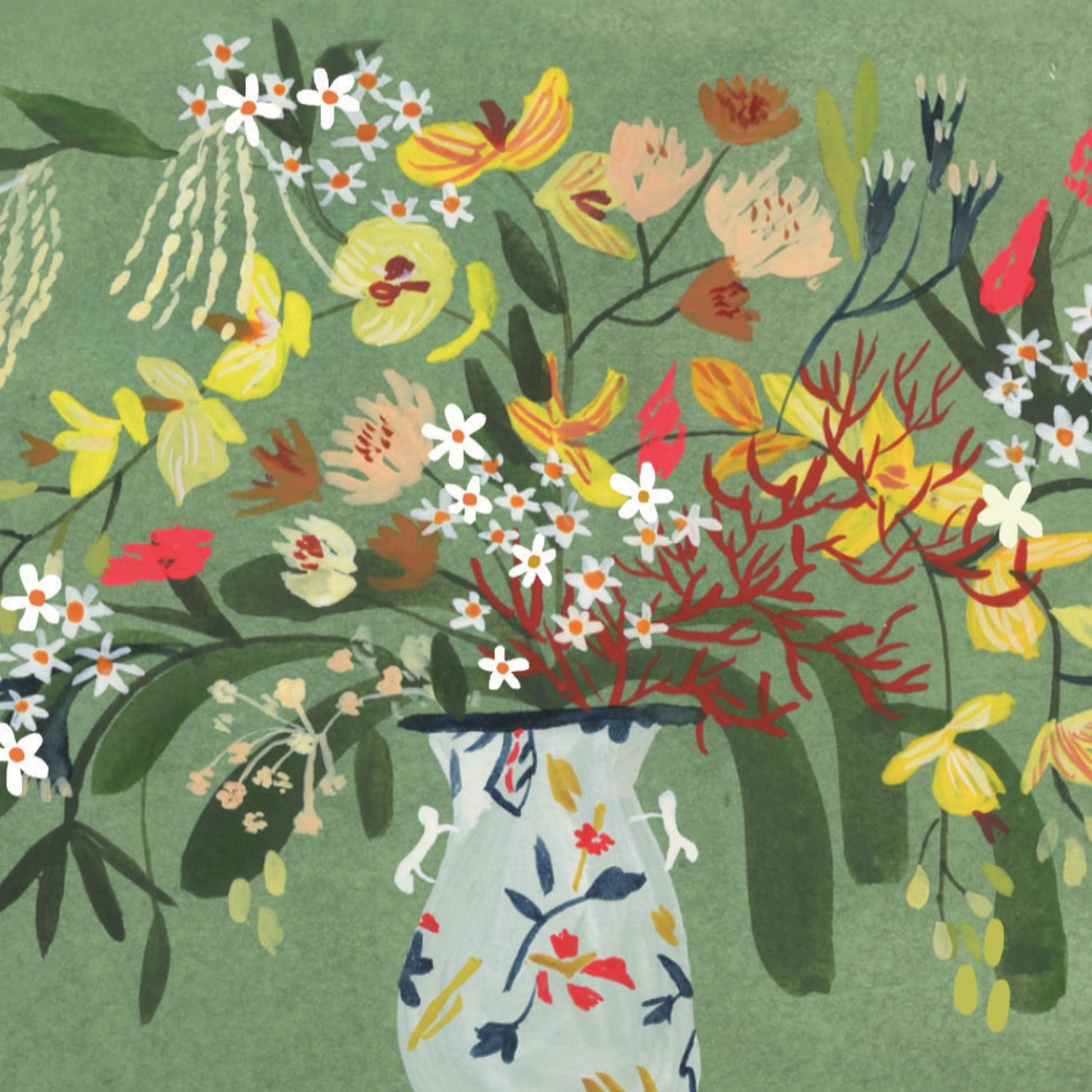 Congratulations! Floral Card