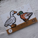 Fowl Embroidered Sticky Patch Set-3
