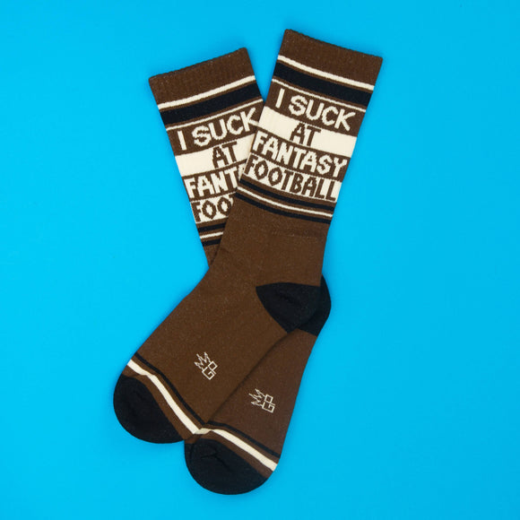 I Suck At Fantasy Football Socks
