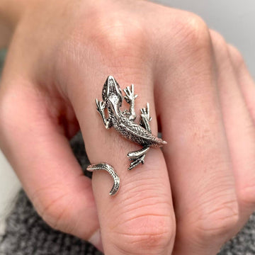 Lizard Adjustable Ring - 0