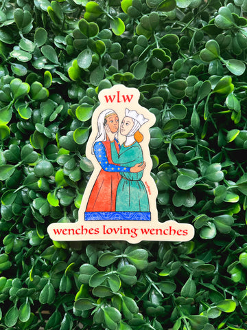 WLW Wenches Loving Wenches Medieval Sticker