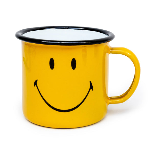 Smiley Enamel Mug