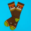 I <3 Soup Gym Crew Socks-2