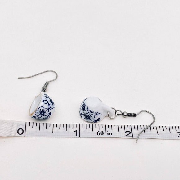 Ceramic Tea Cup Earrings