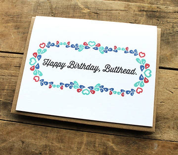 Happy Birthday, Butthead Card