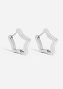 Star Huggie Earrings-4