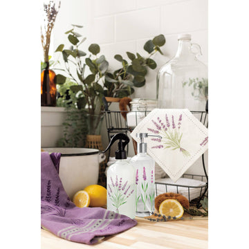 Lavender Jacquard Dishtowel - 0