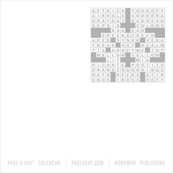 The New York Times Crossword Page-A-Day Calendar 2027