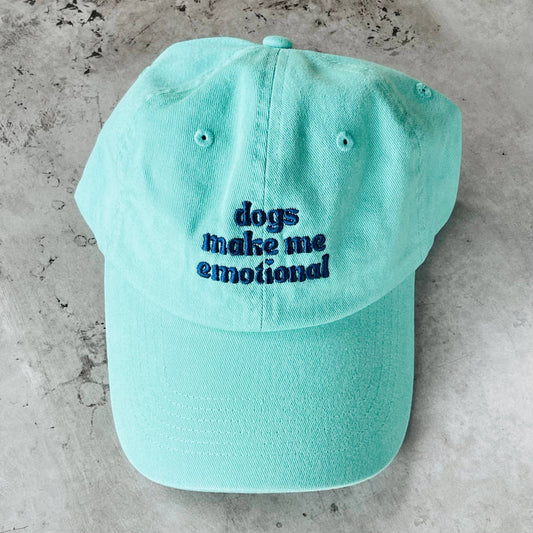 Dogs Make Me Emotional Baseball Cap Dad Hat