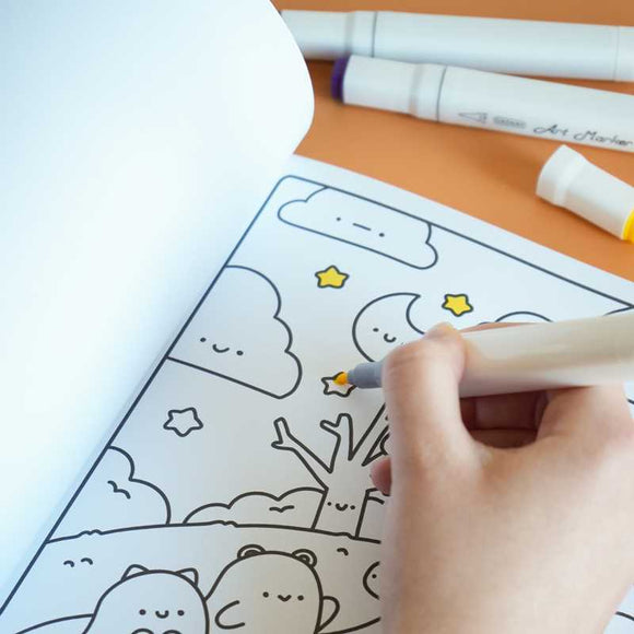 Cute & Cozy Coloring Book: Spooky