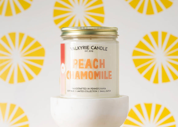 Peach Chamomile Candle