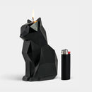 PyroPet Kisa Cat Skeleton Candle - Black-3