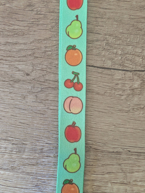 Animal Crossing Fruit Lanyard
