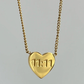 11:11 Heart Angel Number 14K Plated Necklace