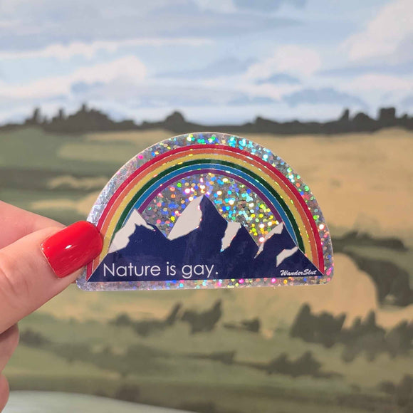 Nature is Gay Sticker