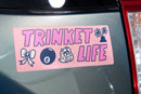 Trinket Life Mini Bumper Sticker-2