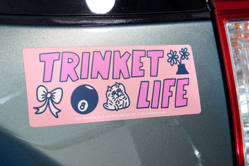 Trinket Life Mini Bumper Sticker - 0