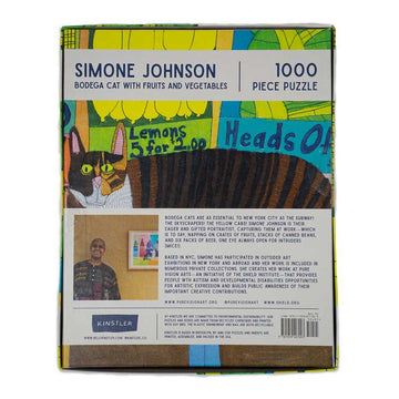 Bodega Cat with Fruits and Vegetables 1000-pc Puzzle - 0