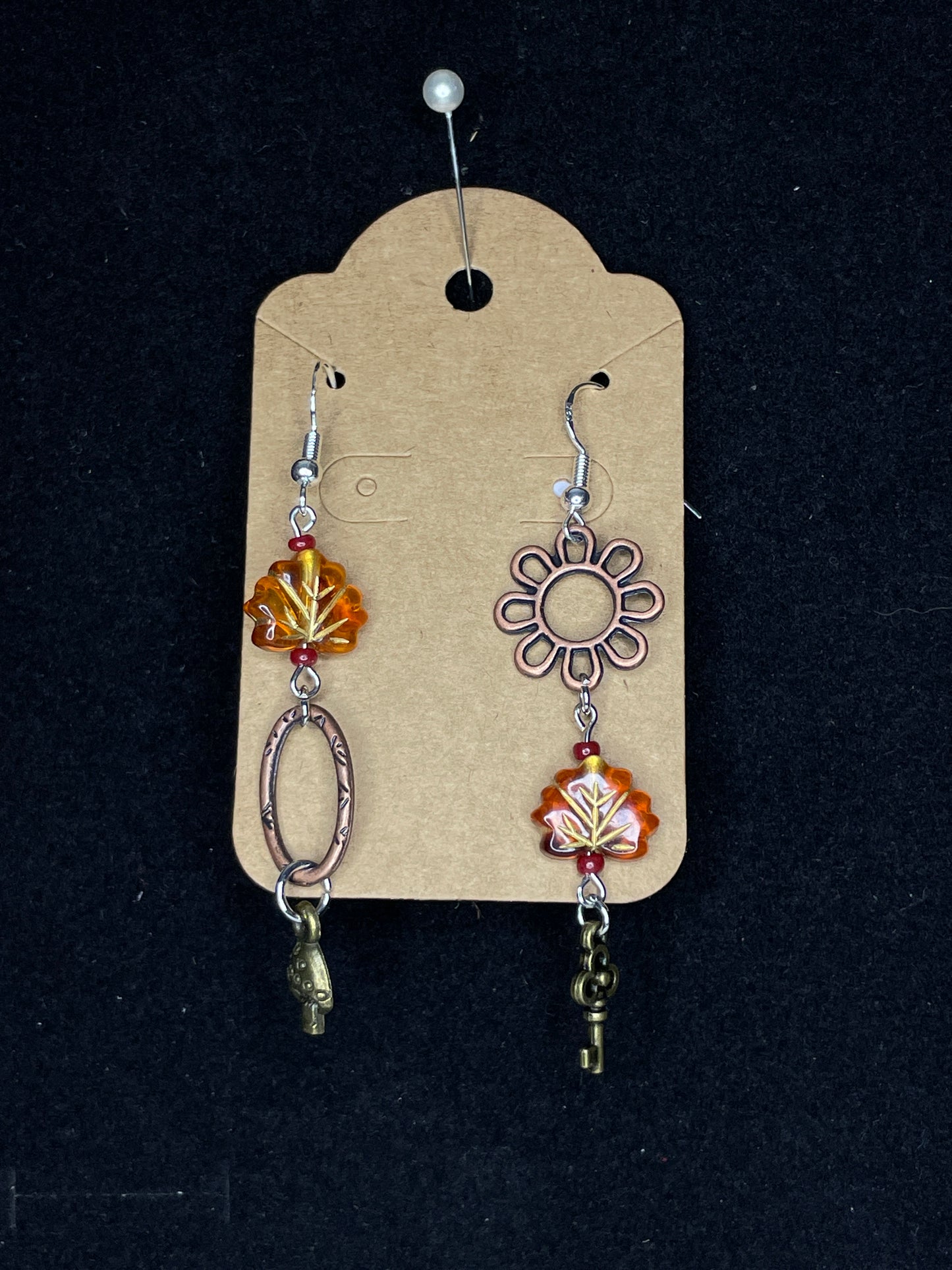 Maple Leaf Dangle Earrings