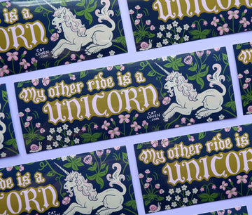 Unicorn Bumper Sticker - 0