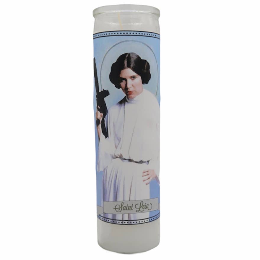 Princess Leia Star Wars Altar Candle