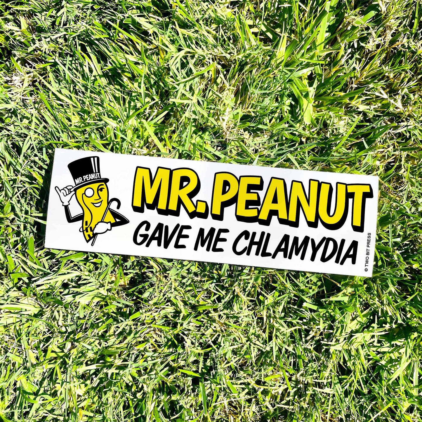 Mr. Peanut Chlamydia Bumper Sticker