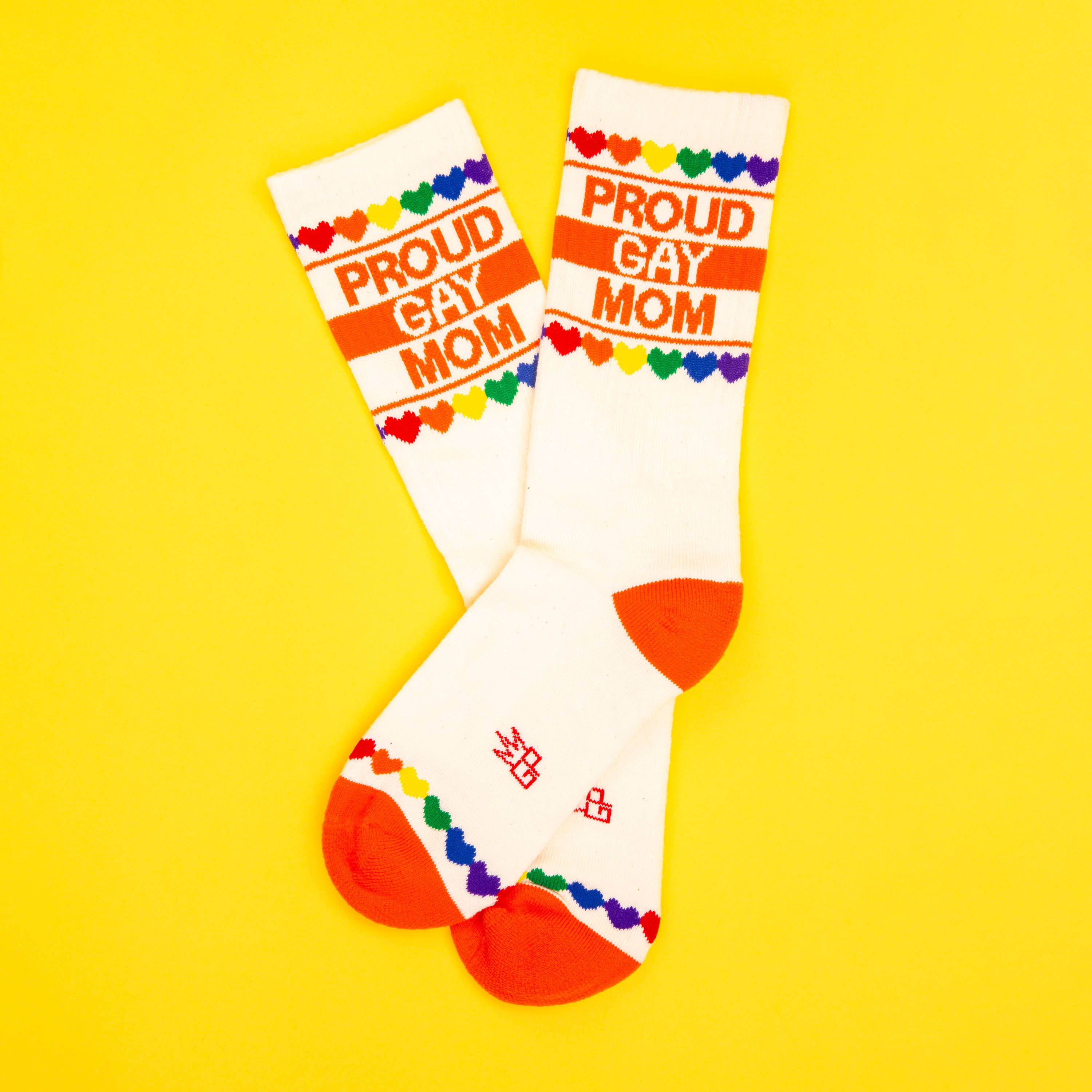 Proud Gay Mom Gym Crew Socks - 0
