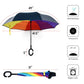 Rainbow Double Layer Inverted Umbrella