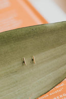 Hello Adorn: Tiny Bar Studs Earrings-7