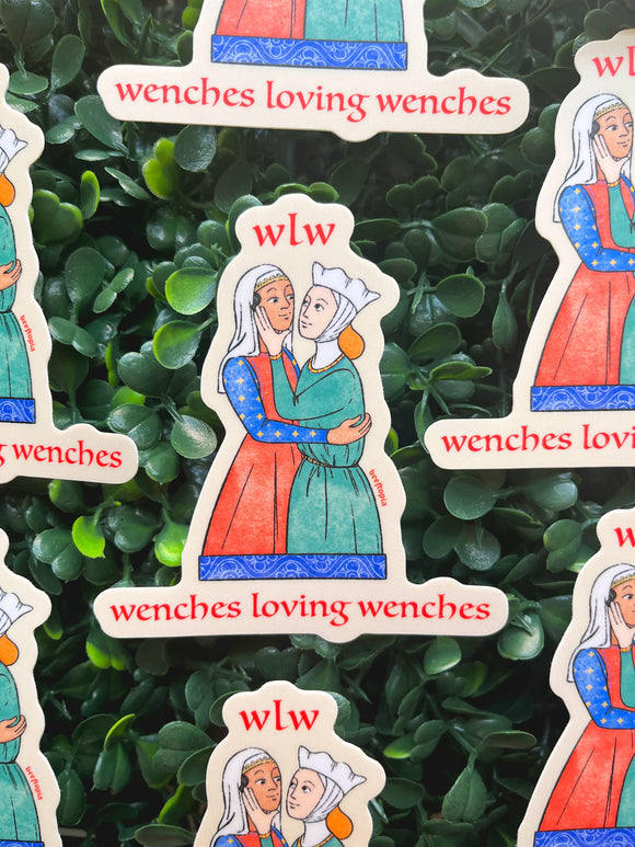 WLW Wenches Loving Wenches Medieval Sticker