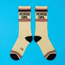 Horse Girl Gym Crew Socks-5