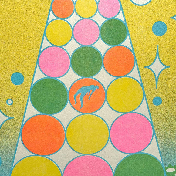 Encounter Risograph Print