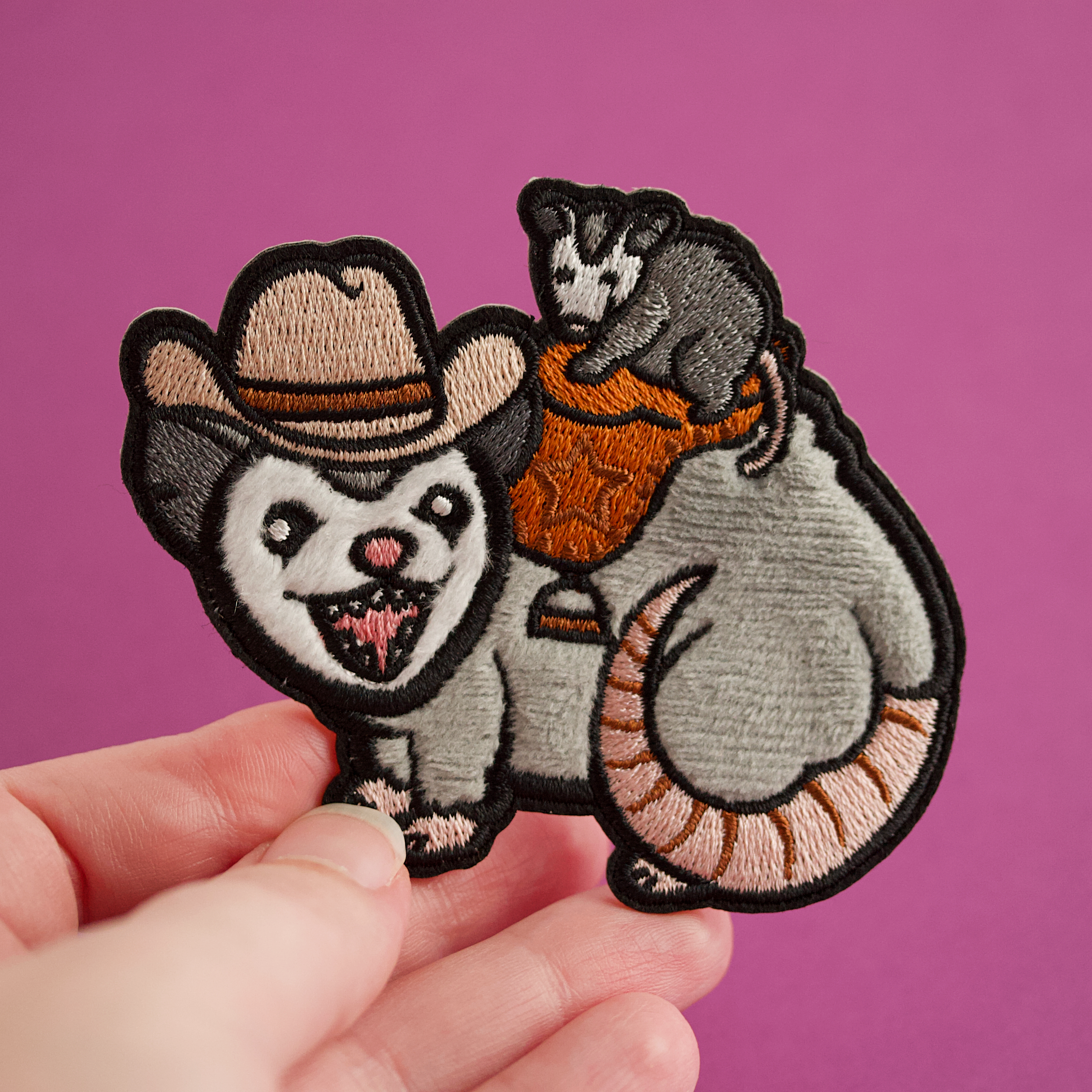 Possum Posse Fuzzy Patch