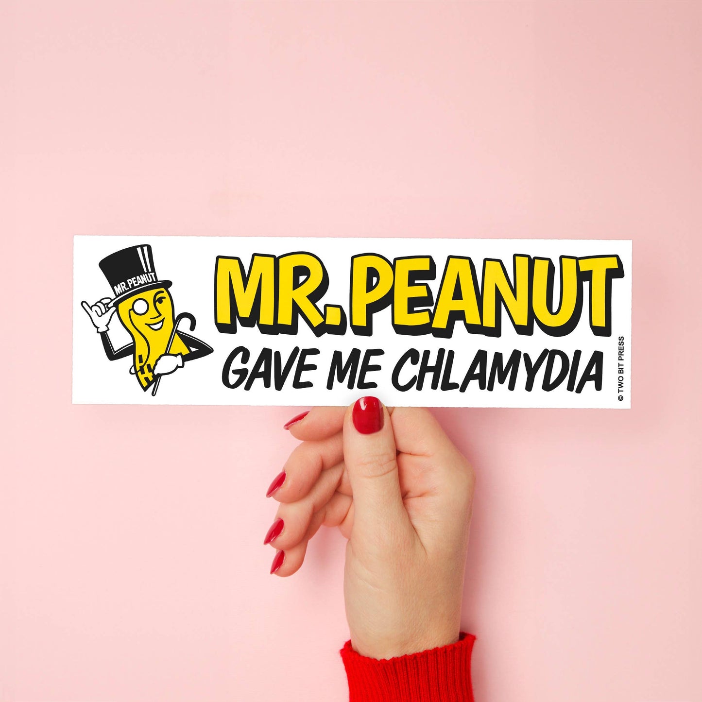 Mr. Peanut Chlamydia Bumper Sticker