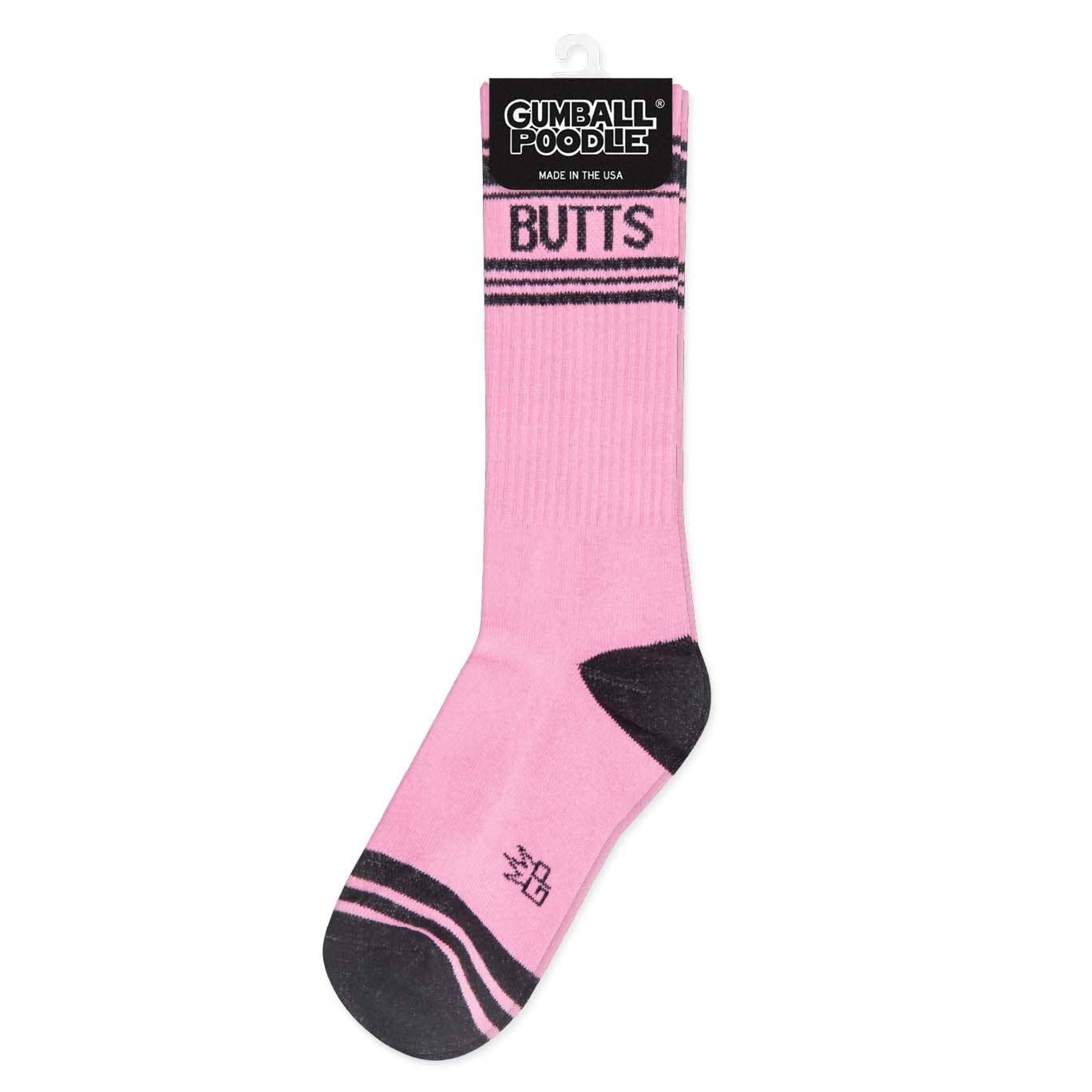 Butts Gym Crew Socks