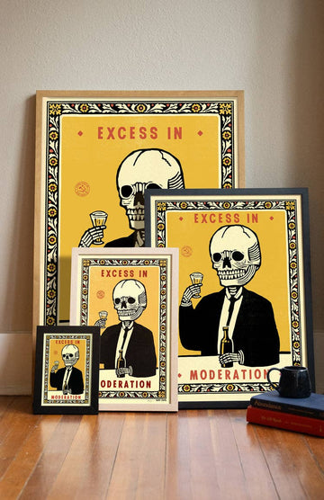 Excess in Moderation Print - 0