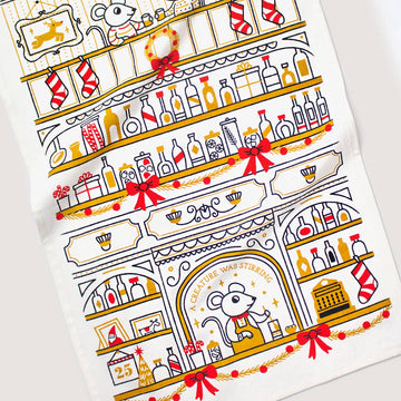 Mouse Bartender Tea Towel - 0
