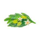 Large Olive Branch Hair Claw Clip-7